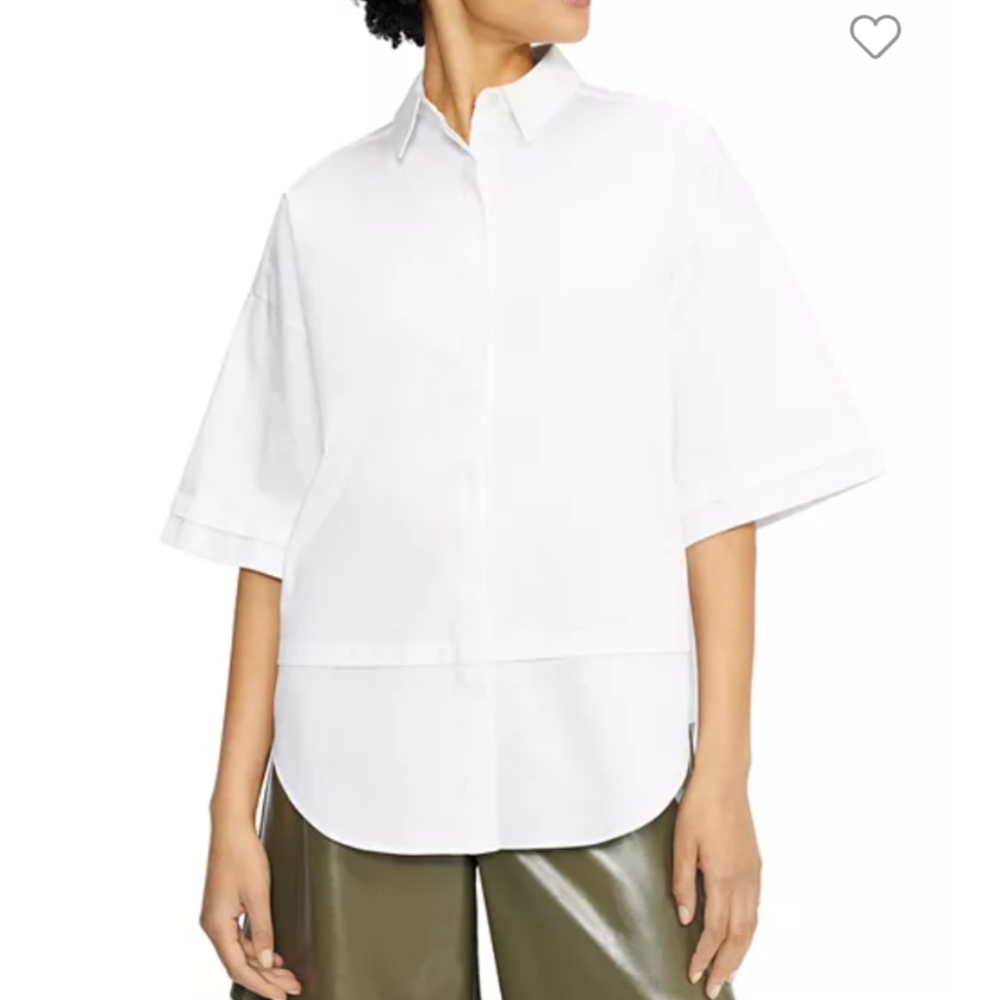 NWT Ted Baker OversiEd Button Up Shirt, Size US 6